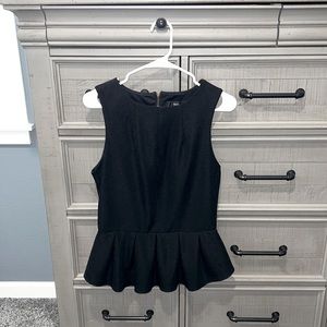 Black sleeveless Mossimo top, size M.